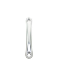 Alloy Left Crank Arm 165mm Square Taper JIS Design Chrome.